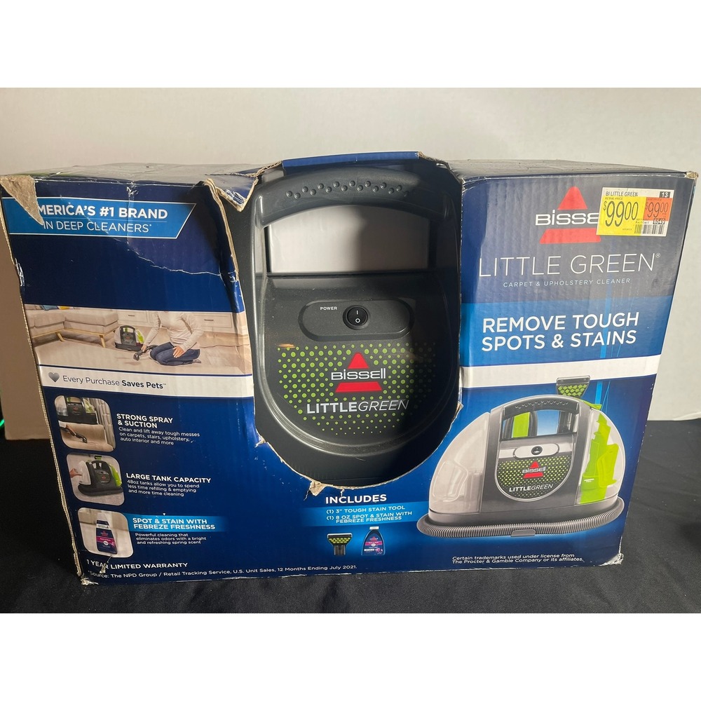Bissell Little Green Portable Carpet and Upholstery Cleaner Model 3369
